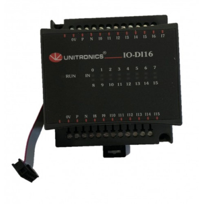 IO-DI16-L Модуль дискретного ввода 16 DI, 12VDC Unitronics IO-DI16-L Модуль дискретного ввода 16 DI, 12VDC Unitronics