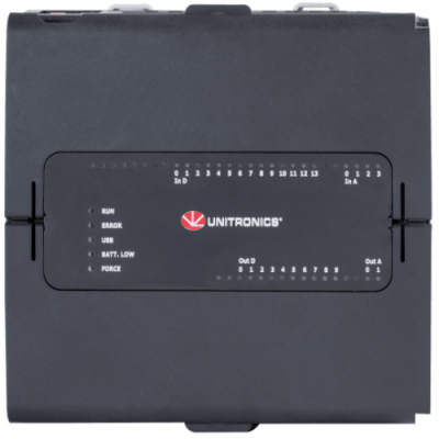 USC-B5-TR22 Контроллер UniStream Стандарт 24 VDC, 10DI 2AI, 2TO (из них 2 PWM), 8RO. Unitronics USC-B5-TR22 Контроллер UniStream Стандарт 24 VDC, 10DI 2AI, 2TO (из них 2 PWM), 8RO. Unitronics