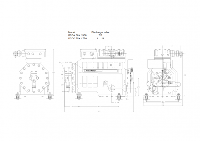 Компрессор «Copeland» D3DA-50x-AWM/D Компрессор «Copeland» D3DA-50x-AWM/D