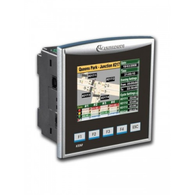 V350-35-T38 Контроллер Vision экран 3.5 дюйма, вх./вых: 20DI, 2AI/DI, 16TO Unitronics