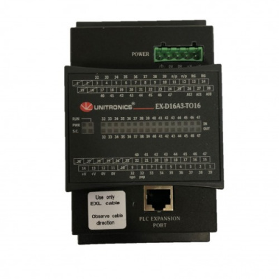 EX-D16A3-TO16 Смешанный модуль 16DI, 3AI, 16TO (встроенный адаптер) Unitronics EX-D16A3-TO16 Смешанный модуль 16DI, 3AI, 16TO (встроенный адаптер) Unitronics