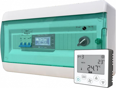 Шкаф автоматики на базе контроллеров Zentec FLS/Z-1V-1A-E-F