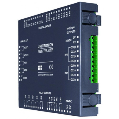 V200-18-E1B Модуль входов/выходов 16DI, 3AI, 4TO, 10RO Unitronics